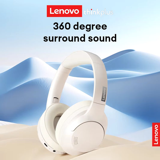 Lenovo TH46 Wireless Bluetooth Hybrid Active Noise Cancelling Over-Ear Headphones