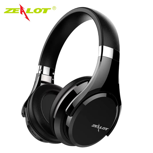 Zealot B21 Wireless Bluetooth Hybrid Over-Ear Headphones - Black