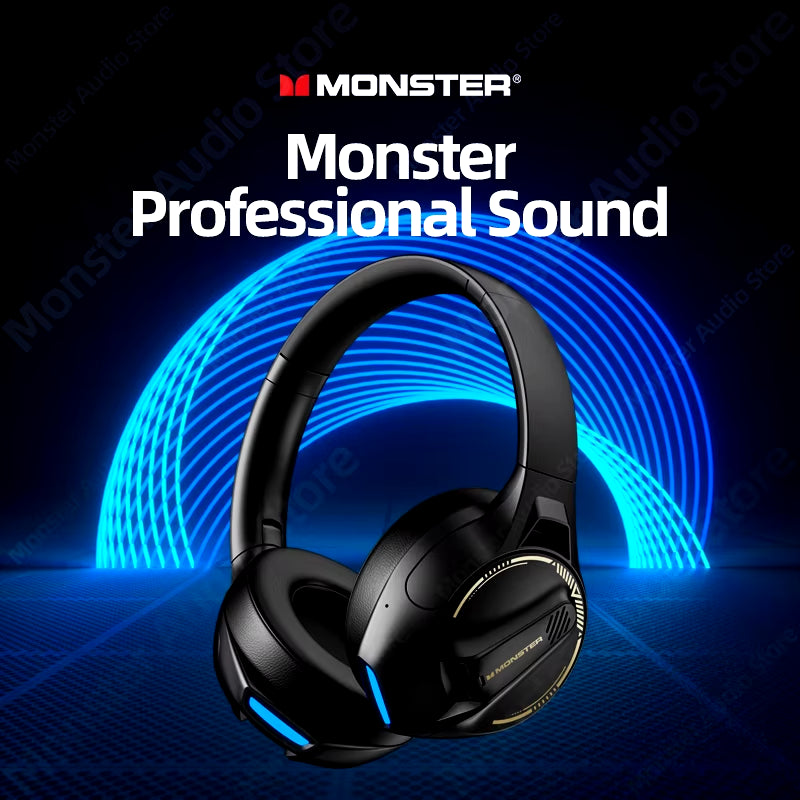 Monster XKH03 Wireless Bluetooth Active Noise Cancelling Over-Ear Headphones