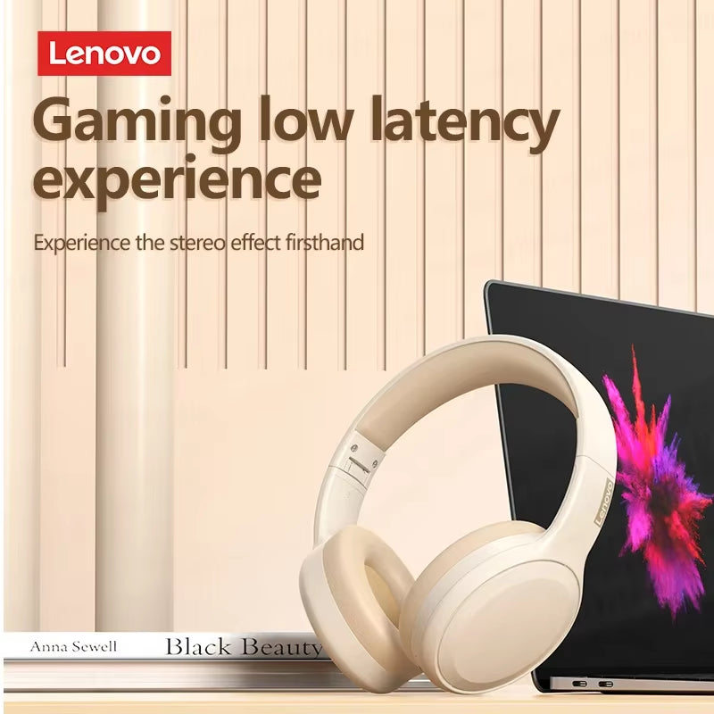 Lenovo TH30 Wireless Bluetooth Active Noise Cancelling Over-Ear Headphones