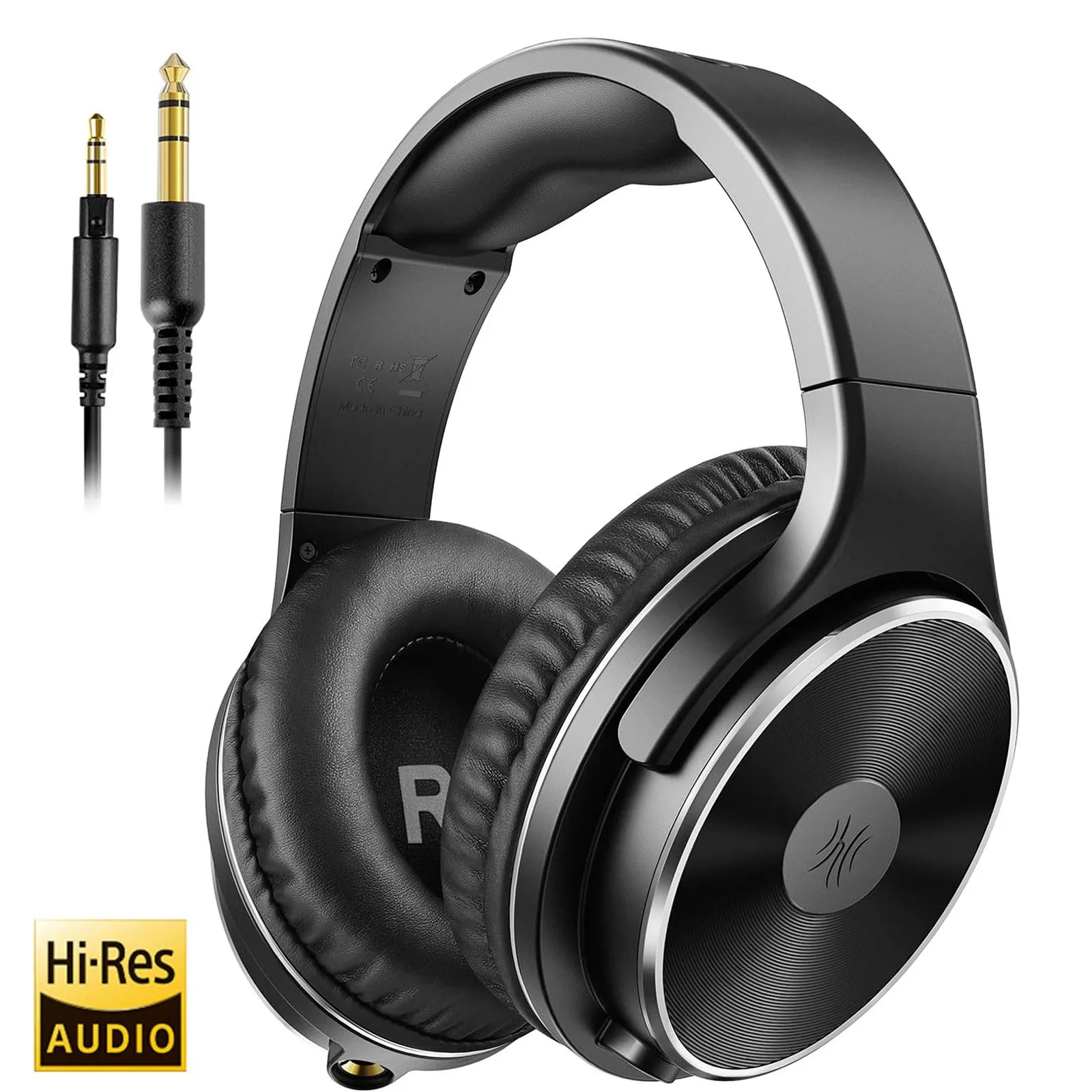 OneOdio Studio HiFi Wired Closed-Back Over-Ear Headphones - Black