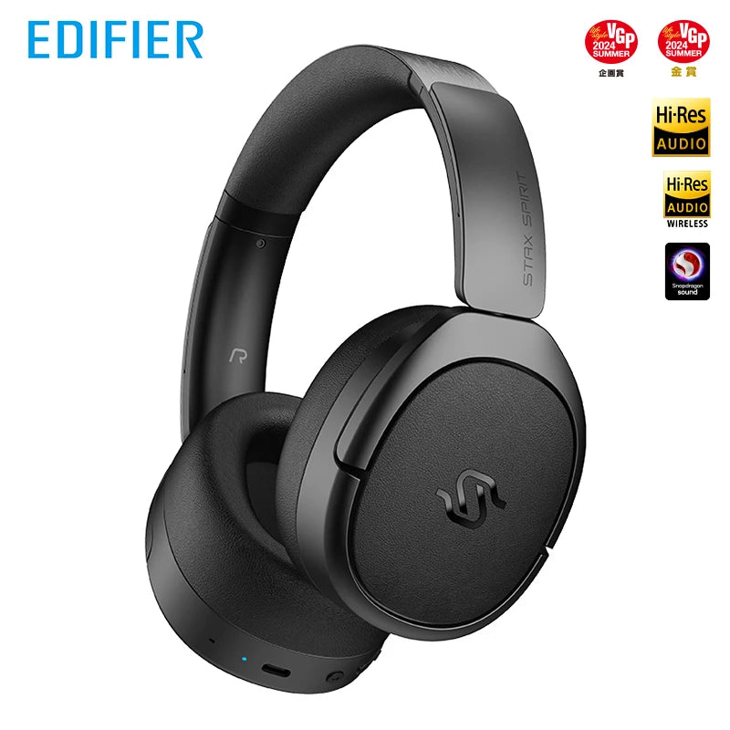 Edifier STAX SPIRIT S5 Wireless Bluetooth Planar Magnetic Over-Ear Headphones - Black