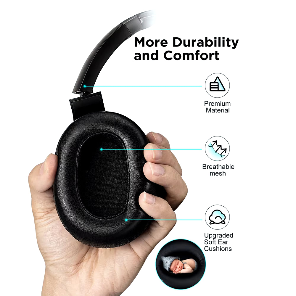 Cowin E9 Wireless Bluetooth Hybrid Active Noise Cancelling Over-Ear Headphones