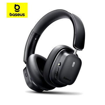 Baseus Bowie 30 Max Wireless Bluetooth Active Noise Cancelling Over-Ear Headphones - Black