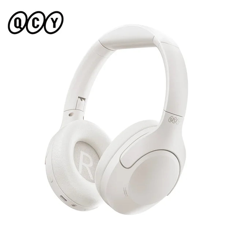 QCY H3 Lite Wireless Bluetooth Active Noise Cancelling Over-Ear Headphones - Direct Headphones