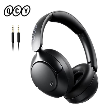 QCY H3 Pro Wireless Bluetooth Adaptive Hybrid Active Noise Cancelling Over-Ear Headphones