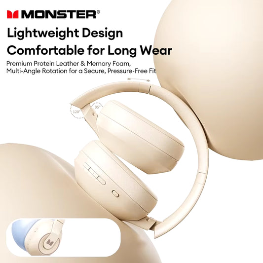 Monster XKH01 Wireless Bluetooth Over-Ear Headphones