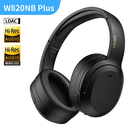 Edifier W820NB Plus Wireless Bluetooth Active Noise Cancelling Over-Ear Headphones - Direct Headphones