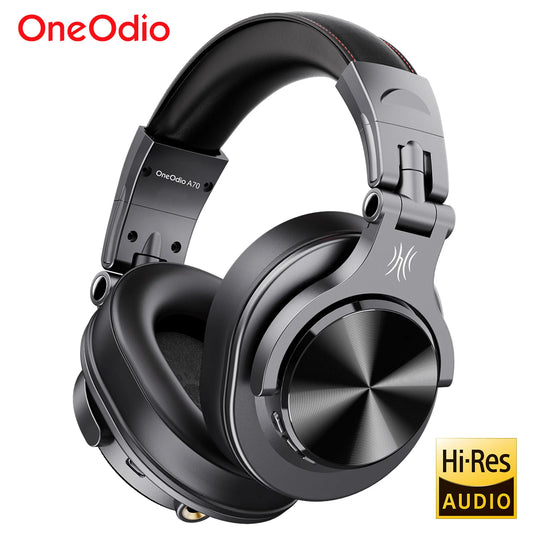 OneOdio Fusion A70 Wired and Wireless Bluetooth DJ Over-Ear Headphones