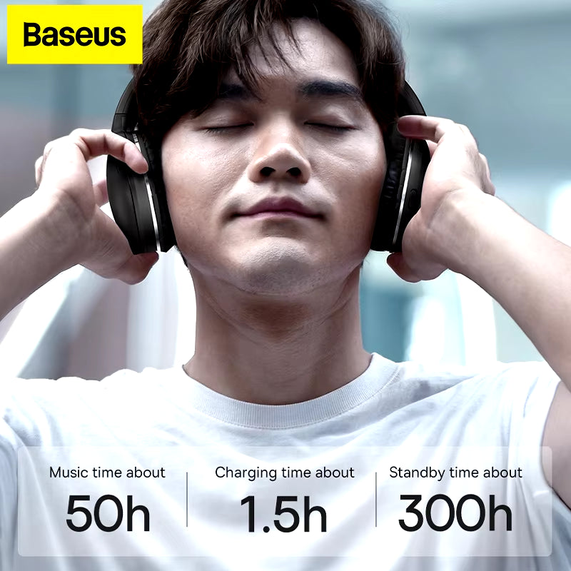 Baseus Encok D02 Pro Wireless Bluetooth Over-Ear Headphones