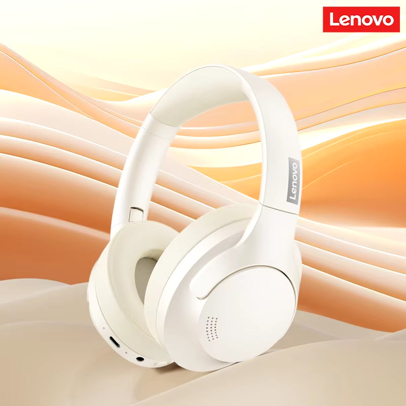 Lenovo TH46 Wireless Bluetooth Hybrid Active Noise Cancelling Over-Ear Headphones