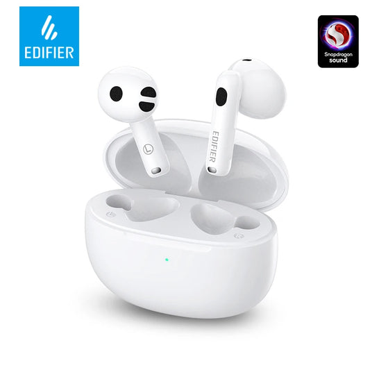 Edifier W220T True Wireless Stereo Bluetooth Earbuds - White