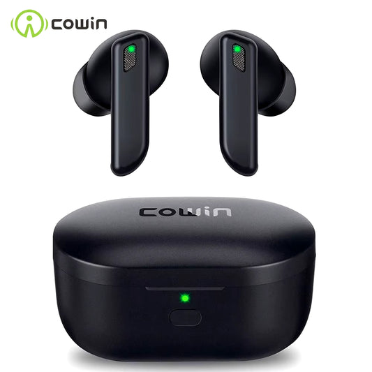 Cowin Apex Pro Wireless Bluetooth Hybrid Active Noise Cancelling Earbuds - Black